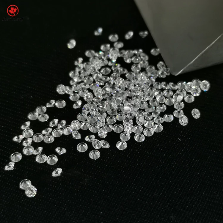 AAA High quality  Small size CZ stone Cubic zirconia round  white  0.6mm-3.0mm  wax casting cz gems