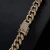 Import AAAA gold necklace cuban link chain fashion cz hip hop jewelry from China