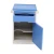 Import ABS Medical Furniture Hospital Blue Bedside Cabinet Table from China