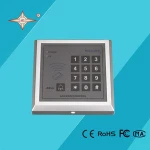 Access control password with keypad card reader