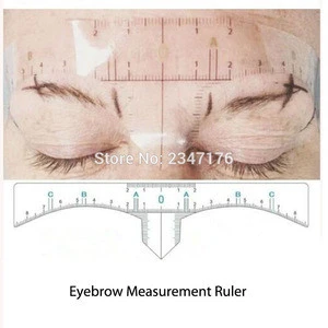 Accurate Permanent Makeup Eyebrow Ruler Tattoo ruler Shaping Tool microblading Reusable Eyebrow Stencil Ruler For Beginner