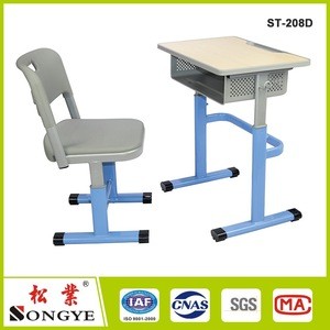 Adjustable School Desk And Chair School Furniture