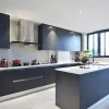 Adornus luxury white shaker pvc modern high gloss acrylic designs kitchen cabinet sets made in china