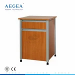 AG-BC017 Wood made with one drawer and one door hospital bedside cabinets