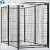 Import  Supply Heavy Duty Black Dog Kennels Two Doors Large Animal Cage from China