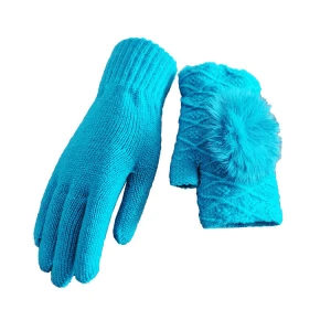 All-match Decorate Multiple Colour 100% Acrylic Material Warm For Women Winter Gloves