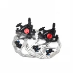 Aluminium Double Braking Line Pulling Bicycle Brake Caliper Mechanical Mountain Bike MTB Disc Brake
