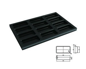 Aluminium rectangle cavity  bakeware set for baking bread /cake pan