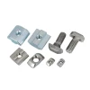 Aluminum Extrusion Professional T Nut Manufacturers Zinc Plated Slot10 M4 M5 M6 M8 T Slot Sliding Nut