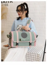 Amazons new pet backpack airline approved cat dog tote bag outdoor travel portable breathable pet carrier cage