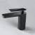 Import American standard black and chrome brass luxury matt modern bathroom sink deck mounted wash basin faucet from China