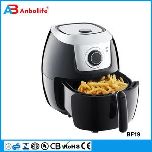 Anbolife Simple Chef Air Fryer - Air Fryer For Healthy Oil Free Cooking - 3.5 Liter Capacity w/ Dishwasher Safe Parts
