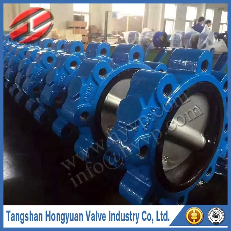 ANSI SS disc Viton Seat industrial lug butterfly valve