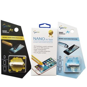 Anti-bacteria Nano Liquid Screen Protector for Mobile Phone Iphone6 7 8 X PC Ipad Cameras All Glass Devices