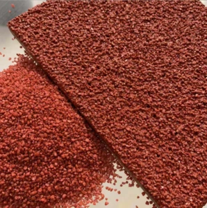 anti-slip red colored aggregate for Anti-slip Surfacing Paving road