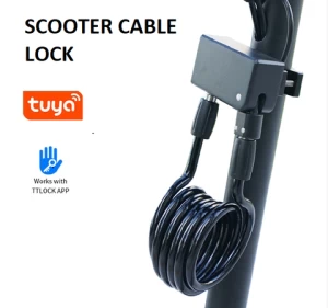 App tuya ttlock app control Smart Anti-theft Personal Ble Bicycle Chain/cable Lock With App Control Manufacturer