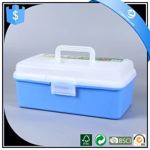 Art Tool Box Removable Inner Tray Plastic Storage Box