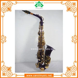 AS017 New Professional Purple Body Eb Alto Sax Saxophone with Accessories