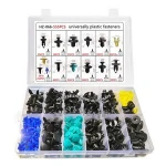 Auto Interior Parts 555pcs Plastic Car Door Panel Mixed Clips Auto Fastening Fender Bumper Trim Molding Clips Set