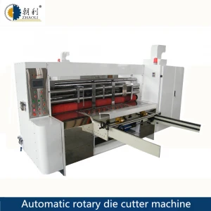 Automatic Corrugated Carton Rotary Die Cutter Machine /pizza Box Making Machine Machinery & Hardware Film Plastic Semi-automatic