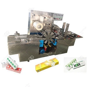 Automatic Soap Coffee Paper Rubber Box Cellophane Packing Machine Sugar Cube Box Wrapping Machine