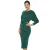 Import Autumn Winter Dress Long-Sleeved Skirt Round Neck Solid Color Pencil Dress from China