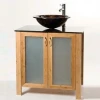 bamboo bathroom vanity cabinet