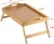 Import Bamboo bed table and bed tray table with folding legs food breakfast serving tray from China