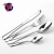 Import banquet gift unique cheap bulk items metal type stainless steel silver ware wholesale coffee spoon from China