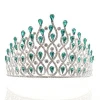 Baroque Queen Crown Rhinestone tall  pageant tiara Wedding Birthday Prom Hair Jewelry