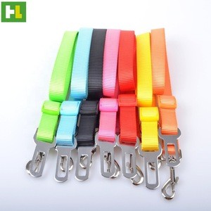 Basic Collars Collar Type and Nylon Material Pet Car Travel Safe Seat Belt for sale