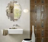 Bath unframed project grooved bathroom mirror