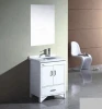 Bathroom cabinet White MDF make up bathroom design furniture