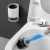 Import Bathroom Wall Mounted Long Handle Liquid Adding Cleaning Brush With Holder Set Silicone Toilet Brush With Soap Dispenser from China