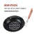 Import BBQ Grilling Skillet Non Stick Roasting Grill Basket Topper with Folded Wooden Handle Grilling Pan from China