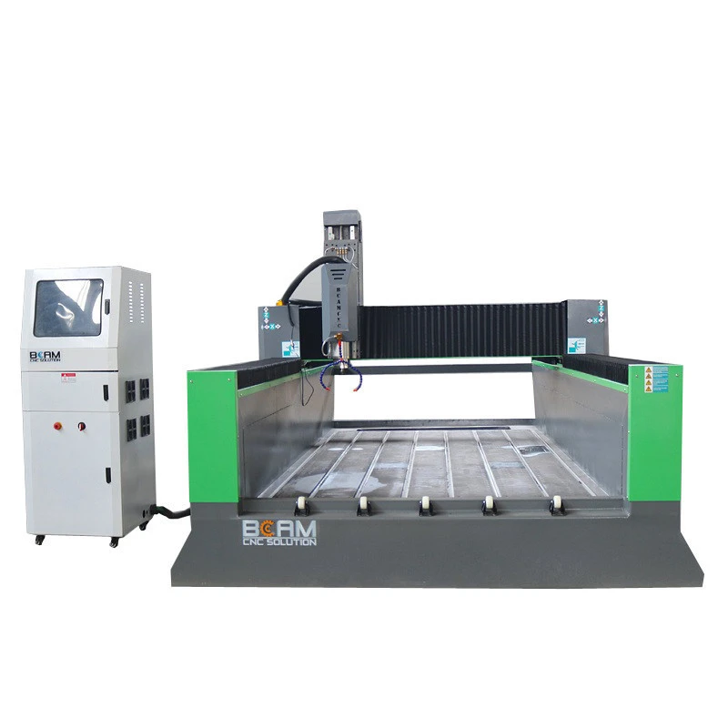 BCAMCNC 3d stone carving power tools granite cnc router 1325 tombstone marble granite stone engraving machine