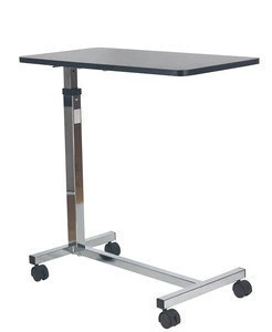 Beauty hi-low adjustable hospital ABS over bed table