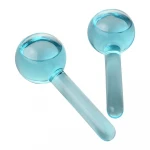 beauty salon supplies facial massage tool ice glass roller gel ice globes ice roller to reduce swelling and dark circle