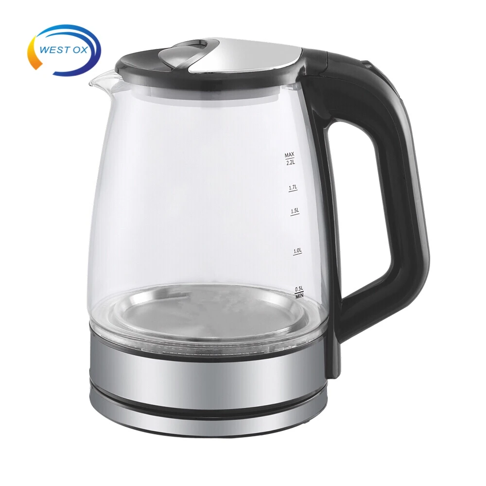 Best Price Drinking Tea Glass Stainless Steel  Electric Kettle With Temperature Control