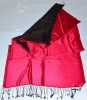 best selling pure silk reversible shawls in twin color