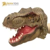 Big Realistic Animal Rubber Tyrannosaurus Rex Dinosaur Hand Puppet for Sale