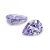 Import Big size cz stone price manufacturer Pear cut cz gems lavender color loose cubic zirconia stones from China