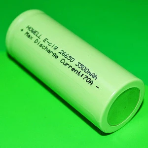 BIS approved high Rate 26650 3.7v 3500mah rechargeable li-ion battery for E-cig