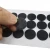 Import black adhesive 9448A backed rubber strips anti slip round dot rubber bumper feet from China