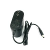 Black CE FCC CB wall mount AC DC adaptor 12v 1.5a switching power supply adapter 18w with us plug