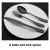 Import black flatware fork and spoon restaurant flatware stainless steel flatware sets from China