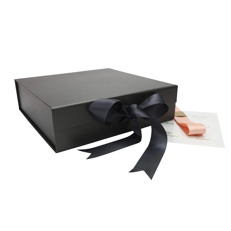 Buy Black Gift Box Packaging Printed Paper Boxes Custom High Quality