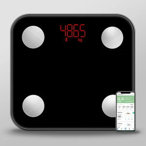 Bluetooth Smart Body Fat Scale,24 Key Body Composition Monitor Wireless Digital Bathroom Weight Scales Analyzer