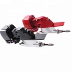 boat impeller drive system parts cnc machined aluminum mounting housing with red anodizing