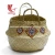Import Brand new collection for seagrass belly basket with handmade brocade tribal patterns designs from Vietnam